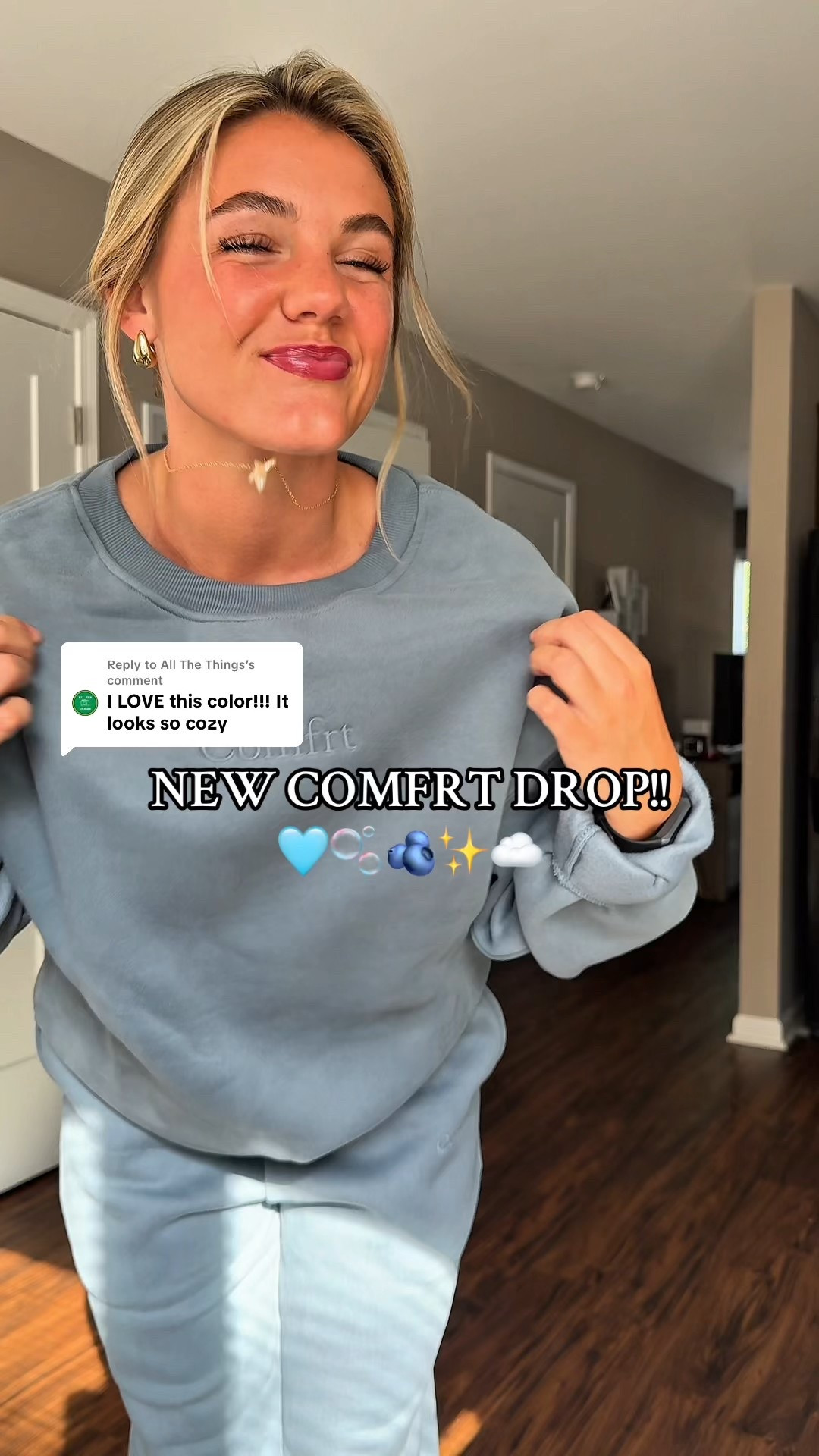 New Crewneck!🩵

#LTKStyleTip #LTKSaleAlert #LTKFindsUnder100