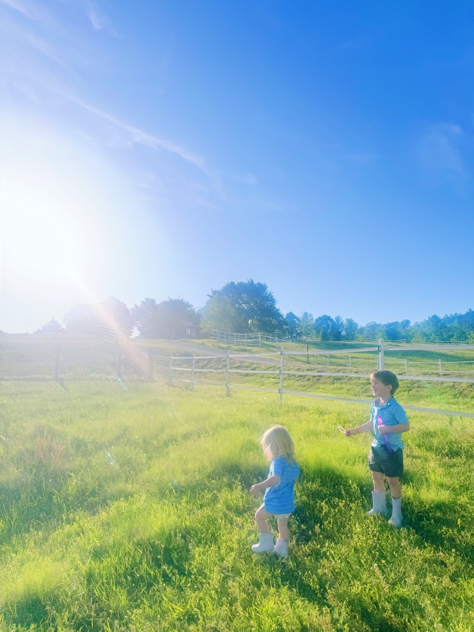raising babies on land and exploring our beautiful pastures >>> #happysunday 

Got our new ferns 🌿 hung up on the front and back porches - nothing says sweet southern spring and summertime ☀️ ahead quite like this!! 🙌🏽🌾🌳 #fernseason 

A baby 👶🏼 in a diaper 🤍 and boots 🥾 cannot be stopped 🤭 - also… our driveway 🛻 view y’all!! 🌳😍🙌🏽 Bubbles 🫧 and boots 🩵 and cuteness overload around here!!! 🚜🌾 #babyinadiaperandboots

Every day feels like a dream 💭 these days 🥹 when you live in your very own  n a r n i a 🌳🌾🌱🌿🌼🌻🧺 #whatadream #littlesliceofheaven