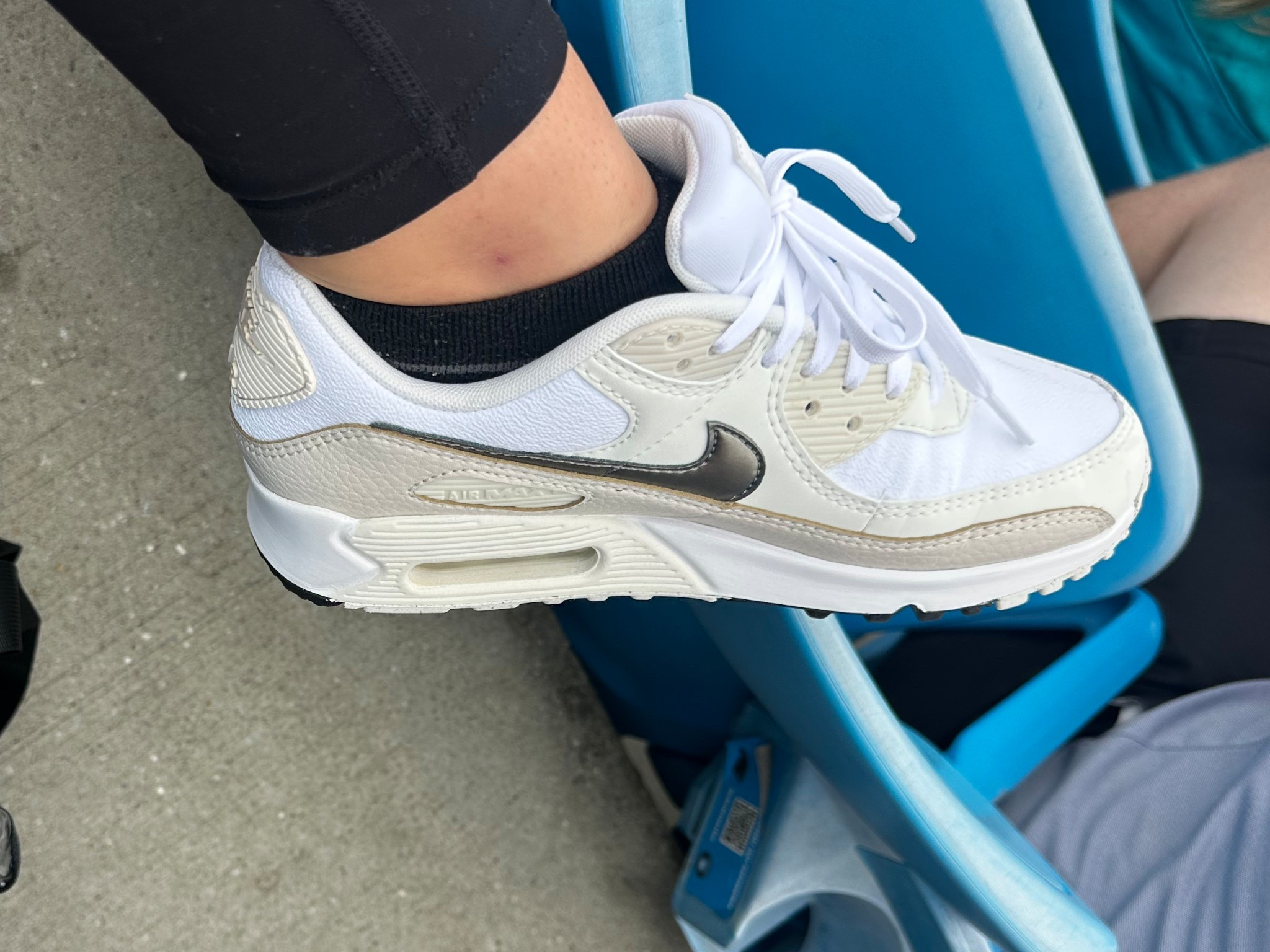 Found these cute Nike Air Max for under $100 and you know that’s rare. Color is pewter so just off white/tan color. #shoes #nike 

#LTKShoeCrush #LTKFindsUnder100 #LTKActive