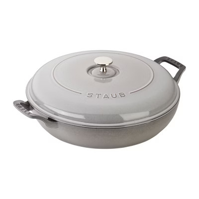 Staub Cast Iron 3.5-qt Braiser - Graphite Grey | Target