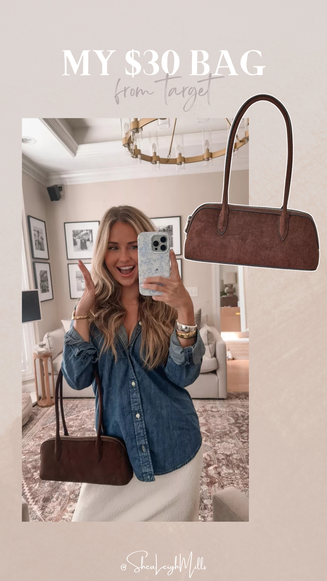 Run, don’t walk 🏃‍♀️✨ my new fave $30 Target bag is finally in stock! Perfect size, perfect color, and looks way more expensive than it is. Linking it now before it sells out!


#TargetStyle #TargetFinds #AffordableFashion #BagObsession #LTKFinds #FallBag 

 