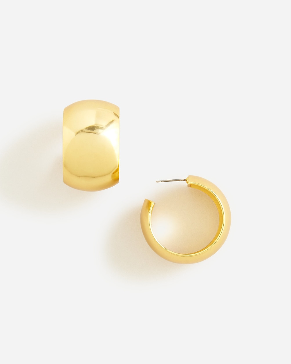 Chunky dome hoop earrings | J. Crew US