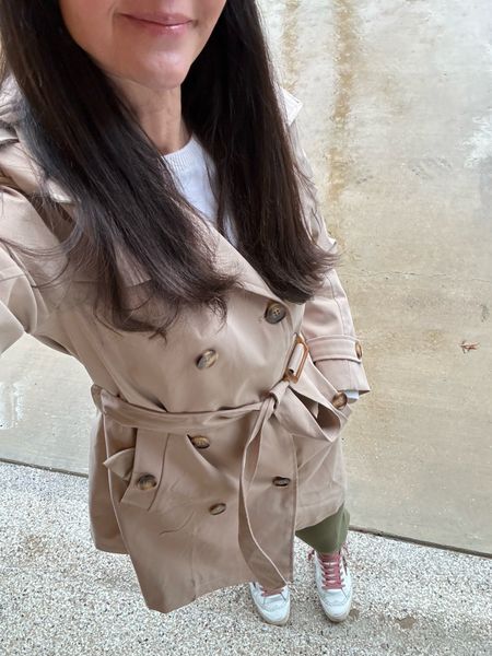 Apparently, I have a thing for jackets. I tried at least a dozen classic trench-style raincoats for our Italy trip in the spring, and this was the clear winner. This is the khaki color in a small. 

#LTKsalealert #LTKtravel #LTKfindsunder100