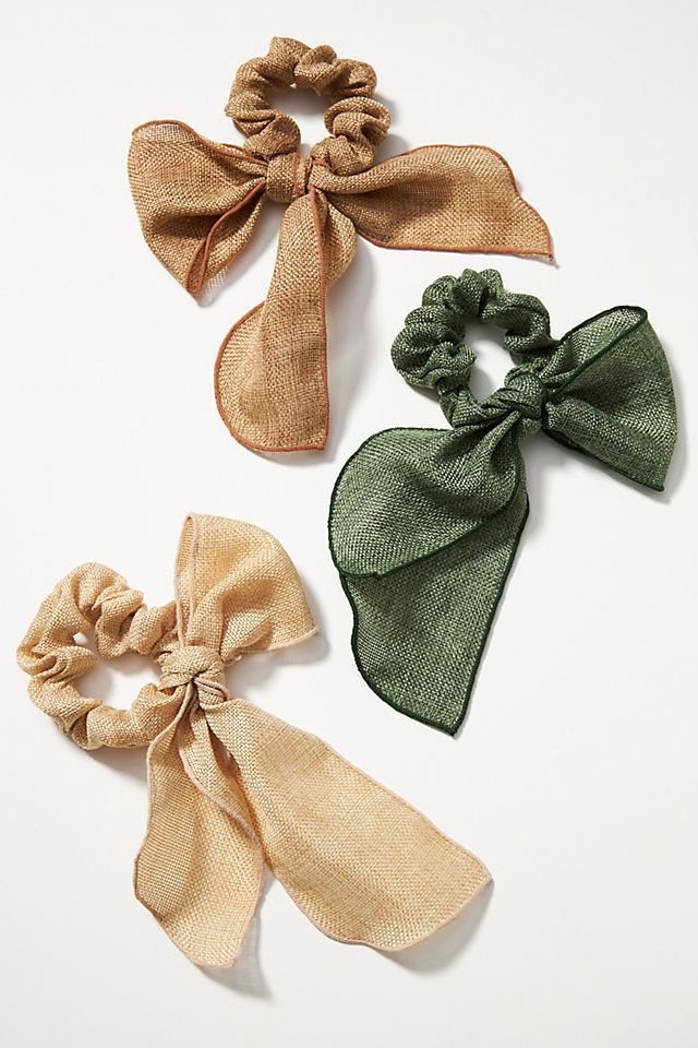 Canvas Scarf Scrunchie Set | Anthropologie (US)