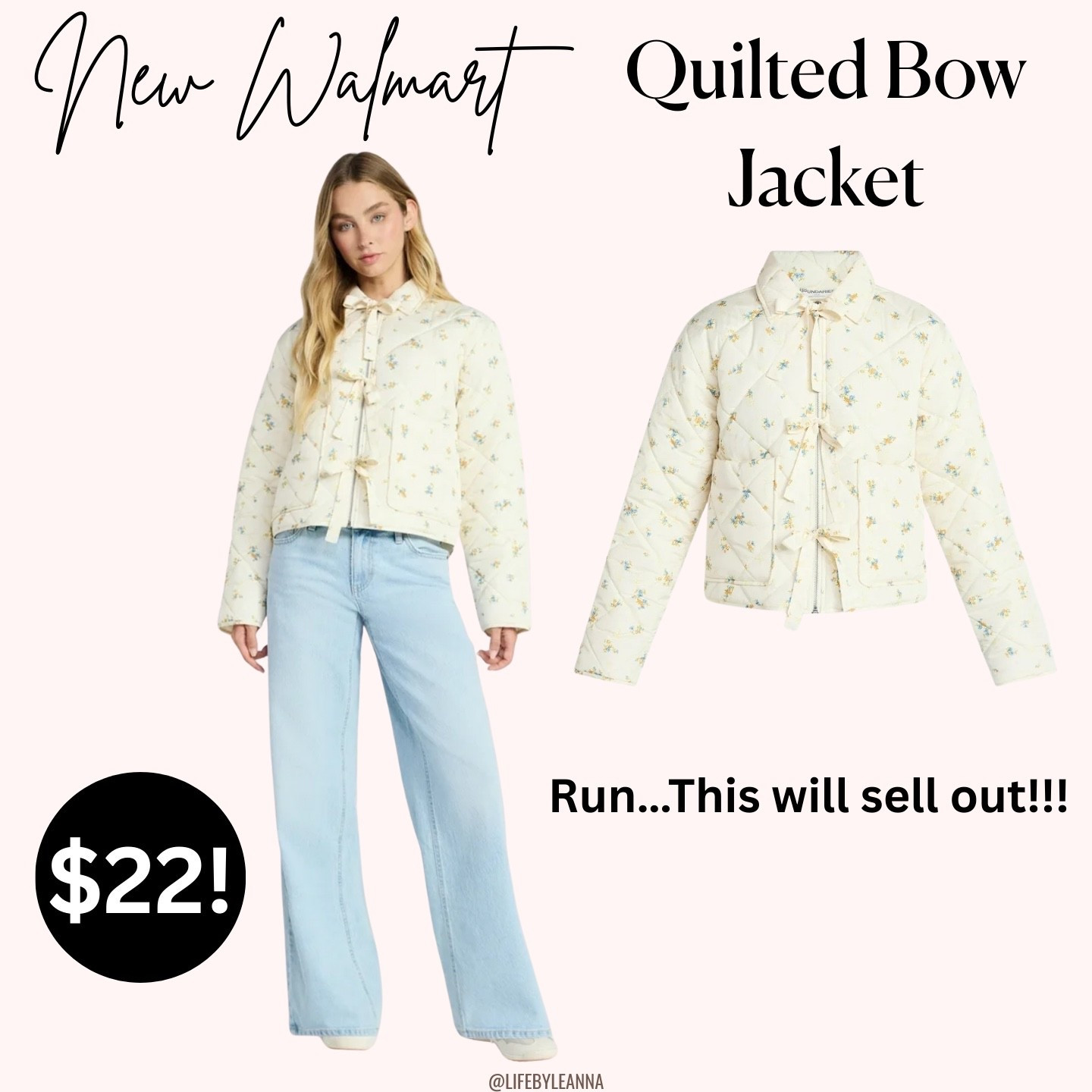 The cutest quilted bow jacket from Walmart!!!







Walmart/ jacket / womens 

#LTKFindsUnder50 #LTKGiftGuide #LTKootd