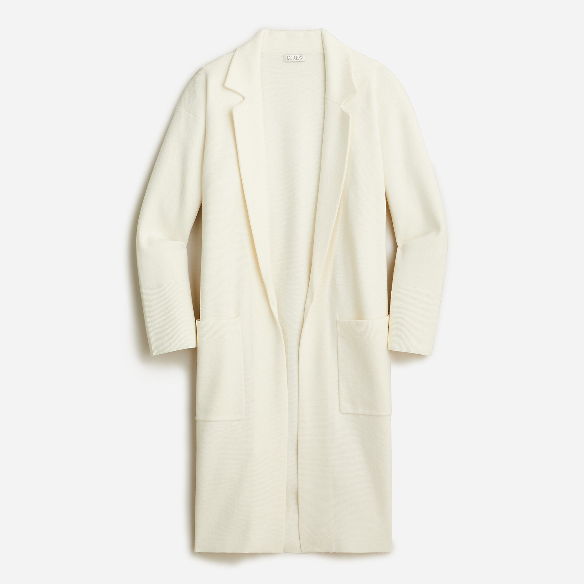 Ella open-front long sweater-blazer | J. Crew US