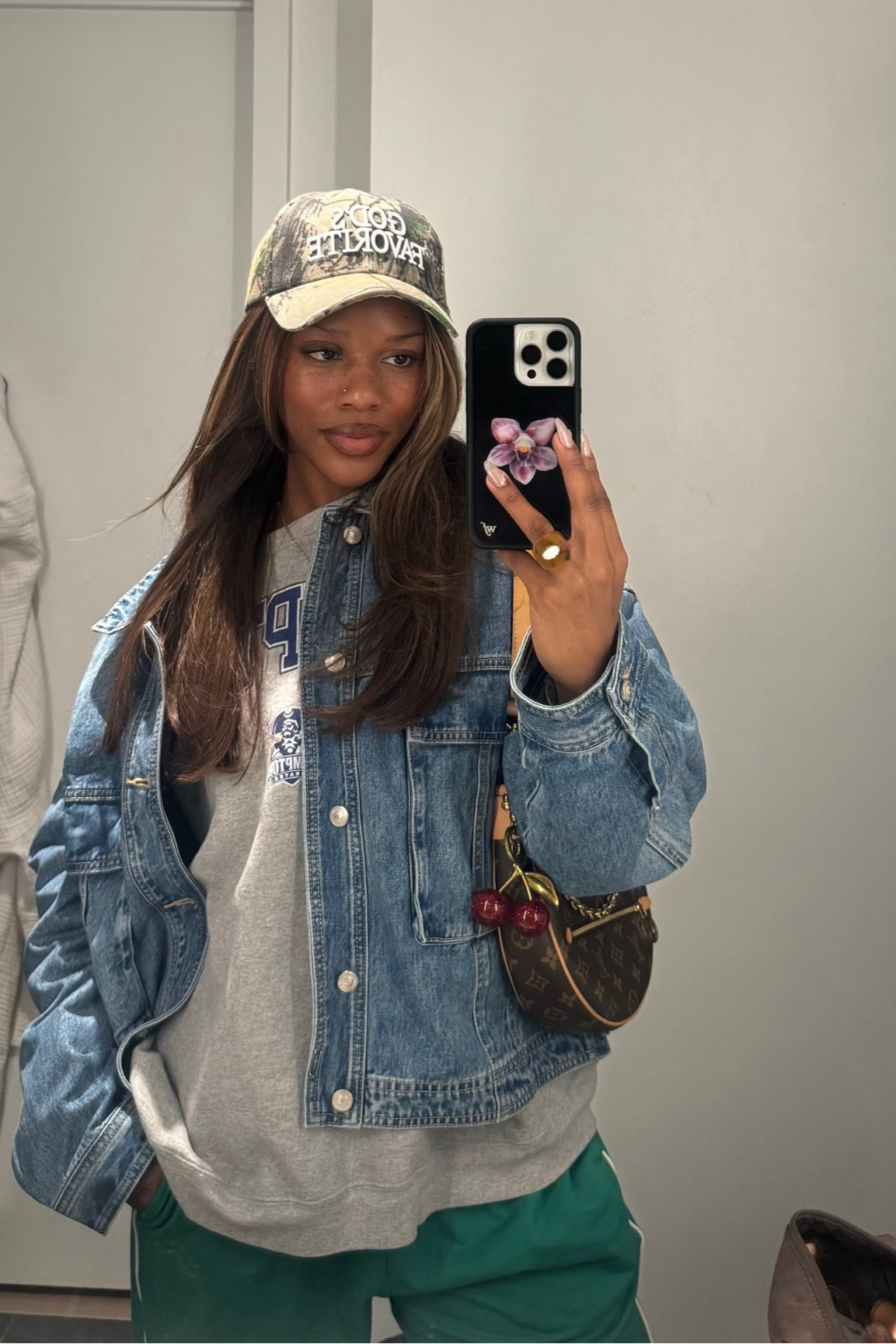 Hat is from TT shop, sweater is from Walmart 