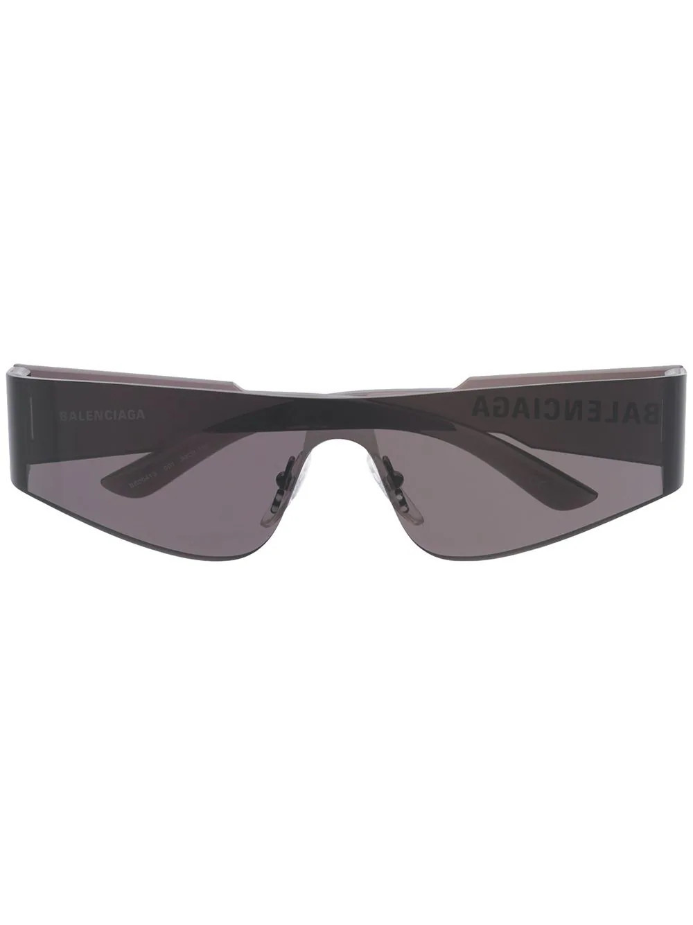 Balenciaga Eyewear band sunglasses - Black | Farfetch Global