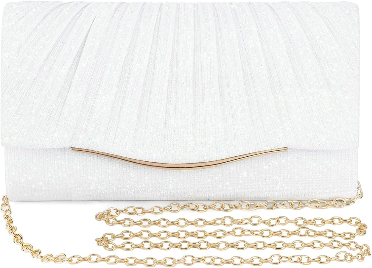 Clutch Purses for Women Formal Dressy Evening Bag Handbags Crossbody Bag for Wedding Cocktail Pro... | Amazon (US)