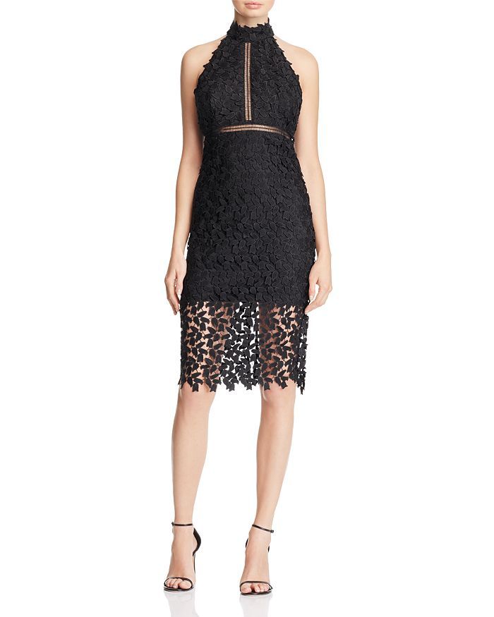 Bardot
            
    
                
                    Gemma Lace Halter Dress
           ... | Bloomingdale's (US)