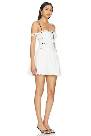 MAJORELLE Carmen Mini Dress in White from Revolve.com | Revolve Clothing (Global)