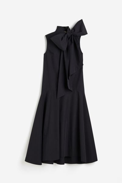 Bow-detail Dress - Black - Ladies | H&M US | H&M (US + CA)