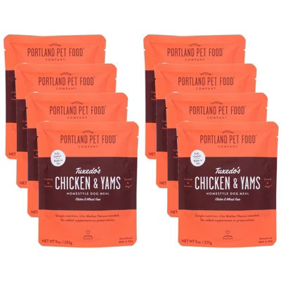 Portland Pet Food Company Dog Meal Homestyle Chicken Yams - Case of 8/9 oz | Target