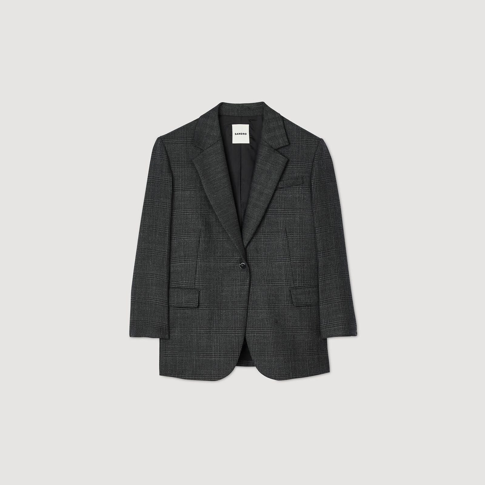Checked suit jacket | Sandro US | Sandro-Paris US
