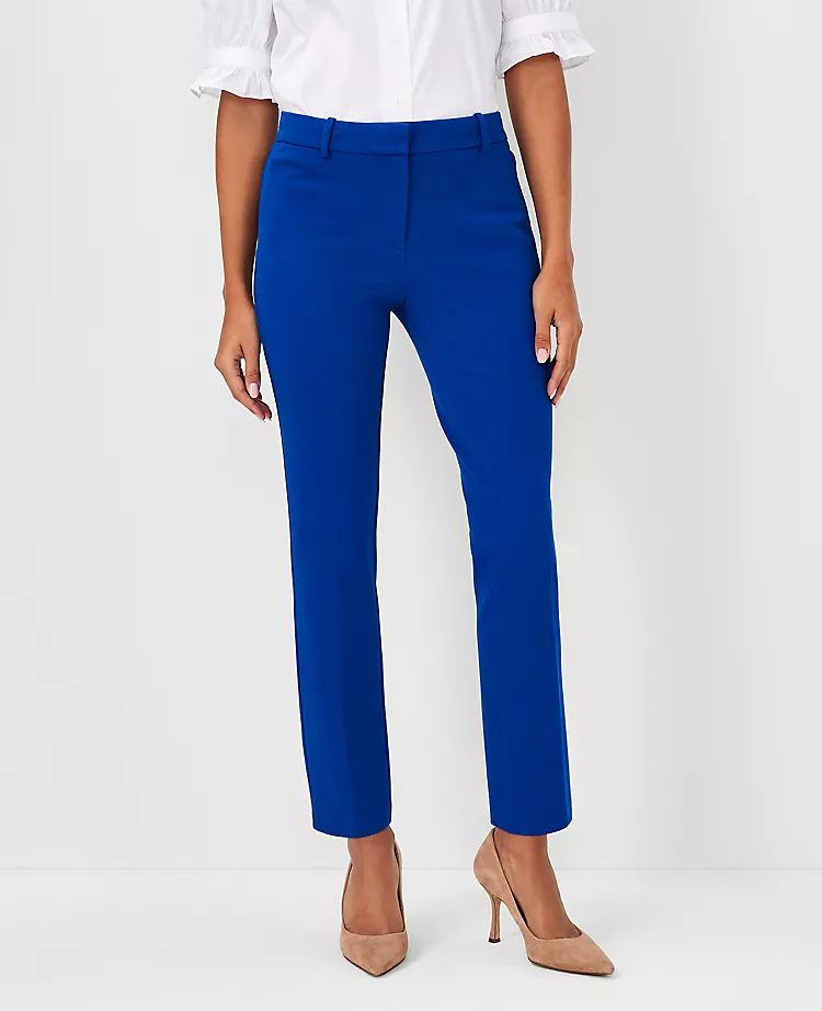 The Everyday Ankle Pant in Knit Twill | Ann Taylor (US)
