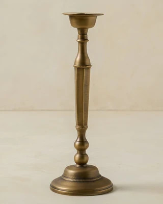 Magnolia Anna Antique Brass Taper Holder - Large | Shop.app