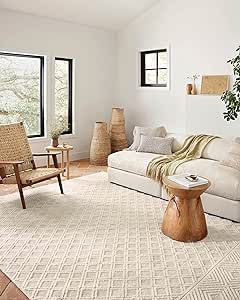 Loloi II Neda Collection NED-04 Ivory/Natural, Transitional 2'-3" x 3'-9" Accent Rug | Amazon (US)
