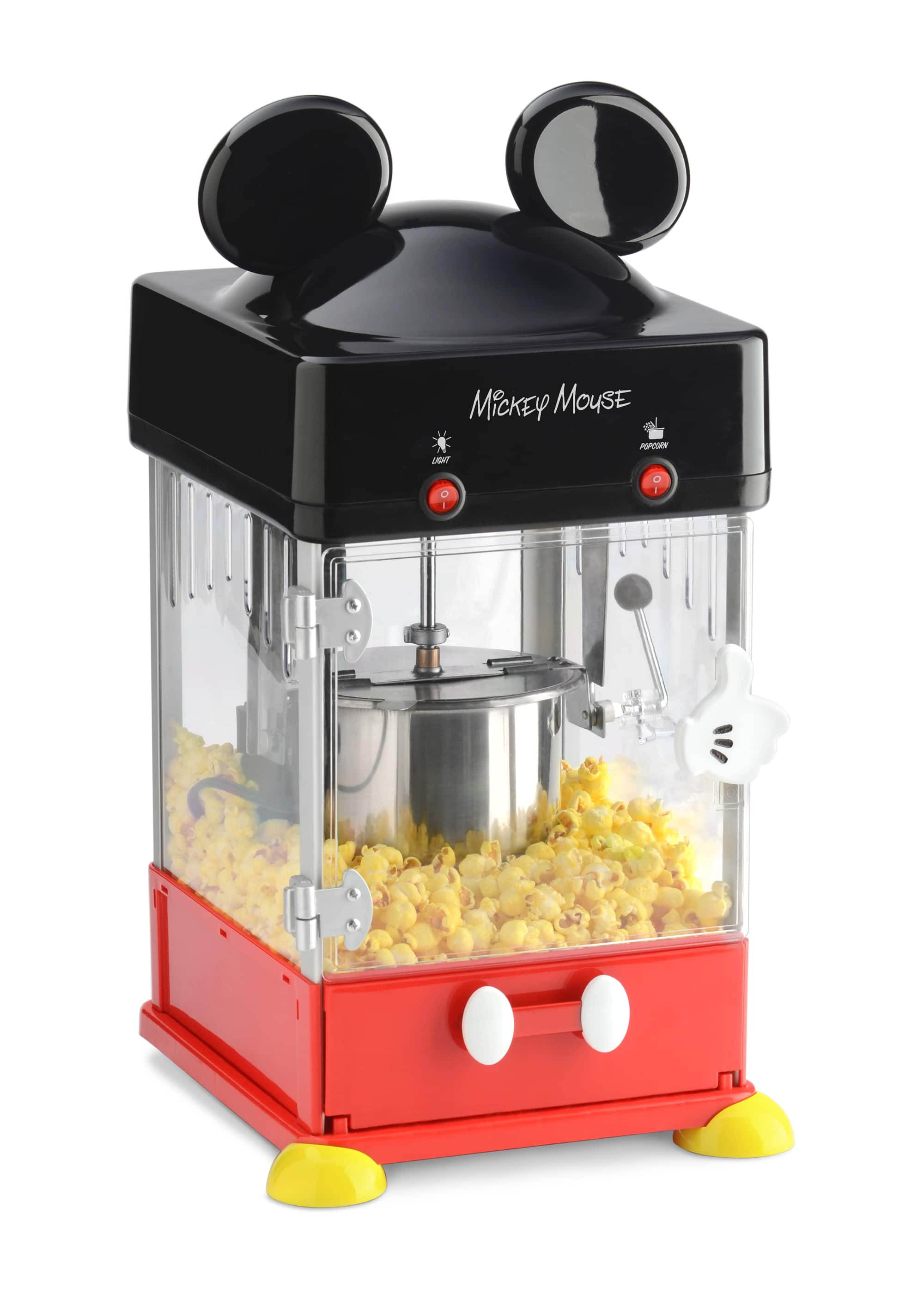 Disney - Mickey Mouse Kettle Style Popcorn Popper - Red | Best Buy U.S.