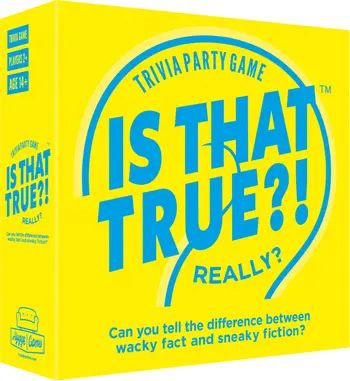 HYGGE GAMES 'Is That True?! Really?' Trivia Party Game | Nordstrom | Nordstrom