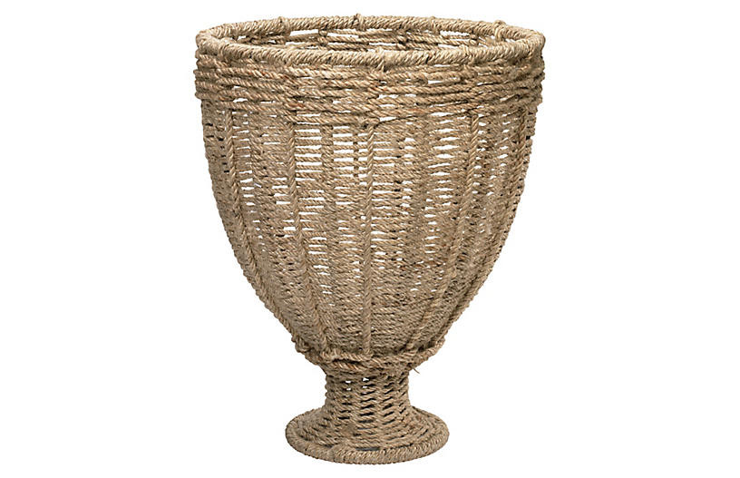 Jute Urn, Natural | One Kings Lane