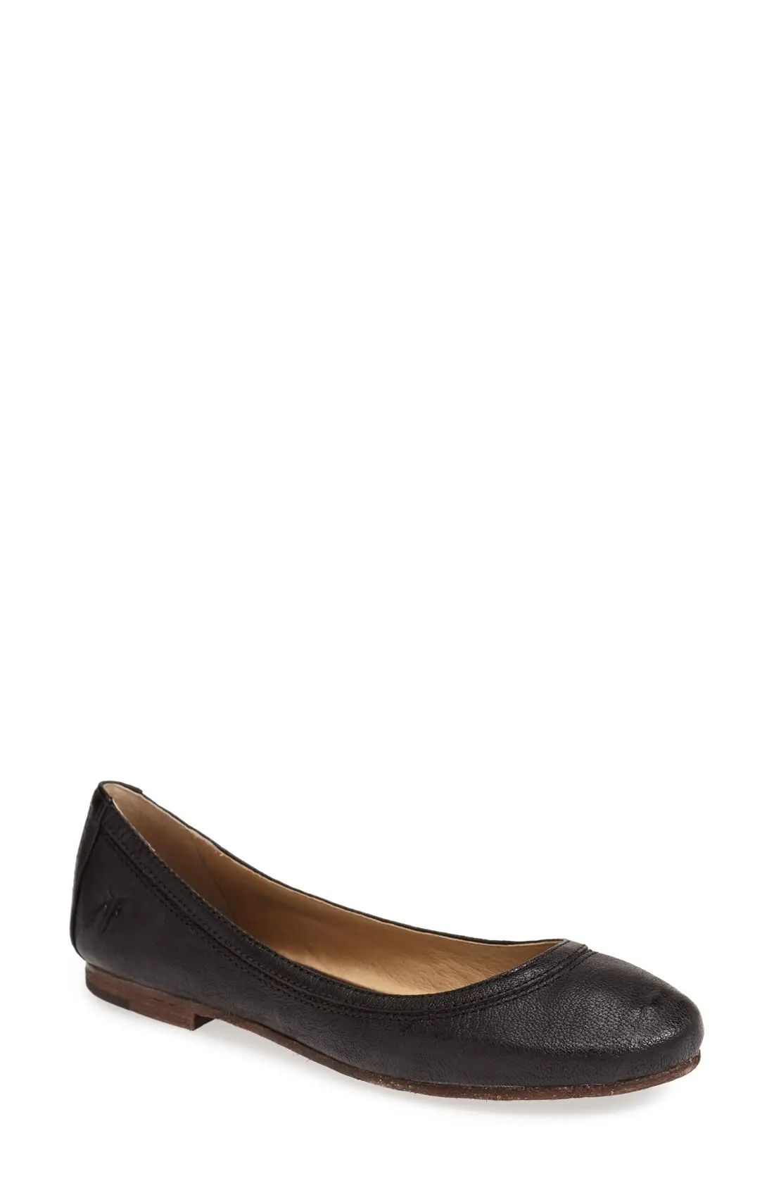 Women's Frye 'Carson' Ballet Flat, Size 6.5 M - Black | Nordstrom