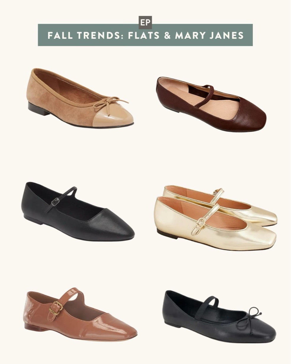 Fall shoe trends - flats and Mary Janes. A few I’m eying that start in a size 5 or 5.5

#LTKFind 

#LTKshoecrush #LTKSeasonal