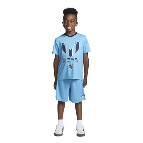 Messi Boys Lifestyle Short Sleeve 2-Piece Set, Jersey Set with Comfortable Top & Shorts | Amazon (US)