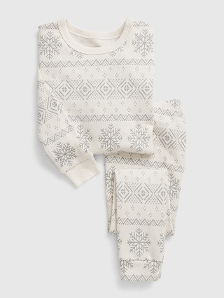 babyGap 100% Organic Cotton Fair Isle PJ Set | Gap (US)