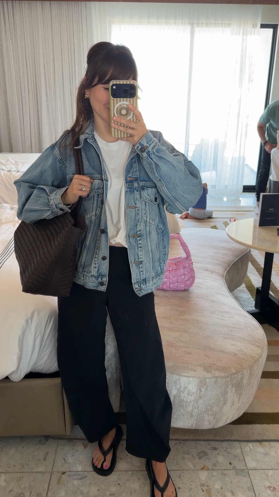 The pants I reach for when I want to look put together without trying

Relaxed, slightly tailored fit that works on a 5’2” frame (no overwhelming fabric, just the right drape)

Lightweight, comfortable, and easy to style with tees, knits, or a simple tank

These are one of those pieces you’ll rewear constantly—worth it for the cost per wear

If you struggle with pants feeling too long or bulky, these are a really good option

Pants XS 
Top XS
Jacket XS 
@Ruti 

#LTKPetite #LTKootd