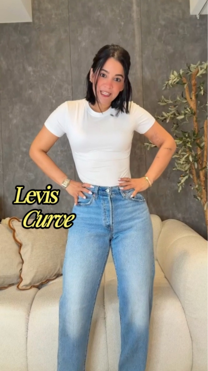 Levis curve es todo lo que está bien 🤩🤌🏻✨ pedí size 27 (tiene mucho stretch)
