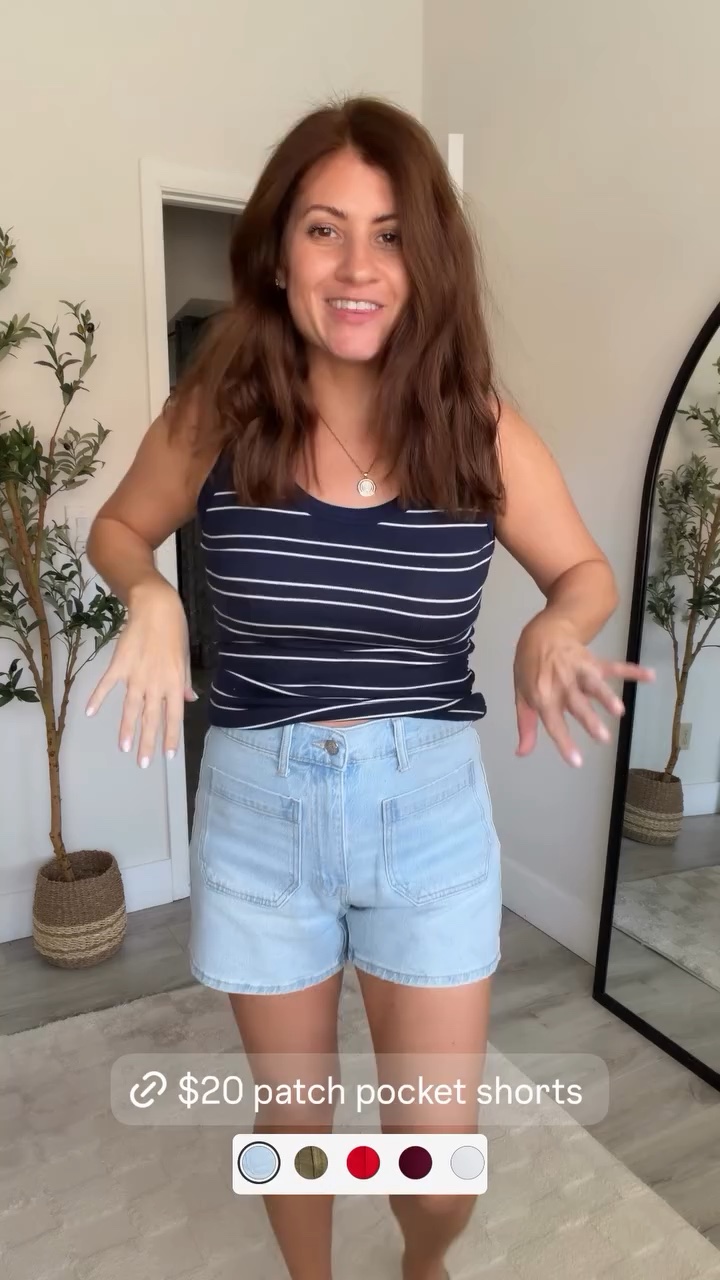 Easy summer look!  Small in the top and size up in the shorts!

#LTKOver40 #LTKSeasonal