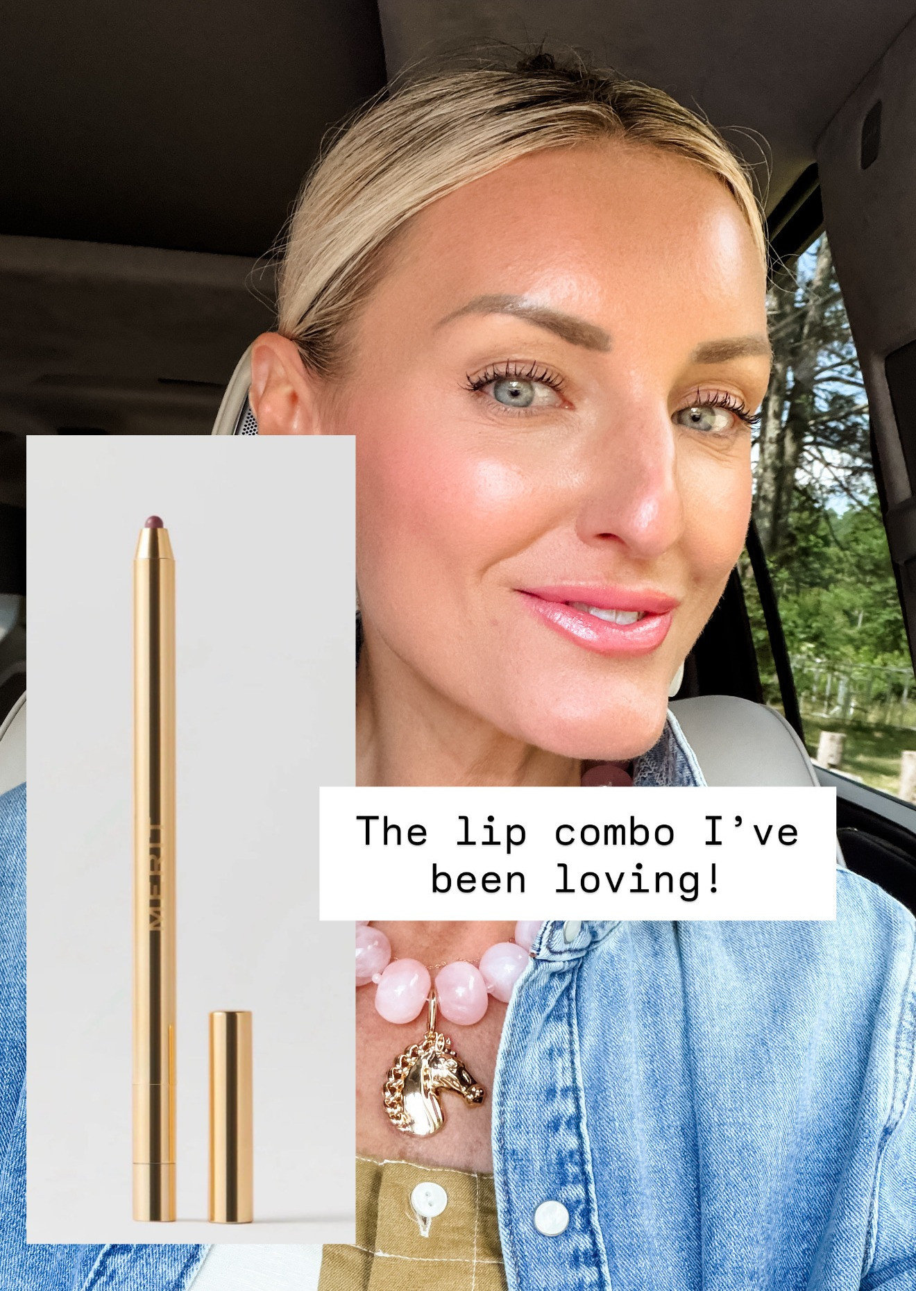Love this lip product from Merit! I use several of Merit's make up products for my everyday routine!

Loverly Grey, make up, lipstick, lip combo, merit, beauty 

 #LTKBeauty