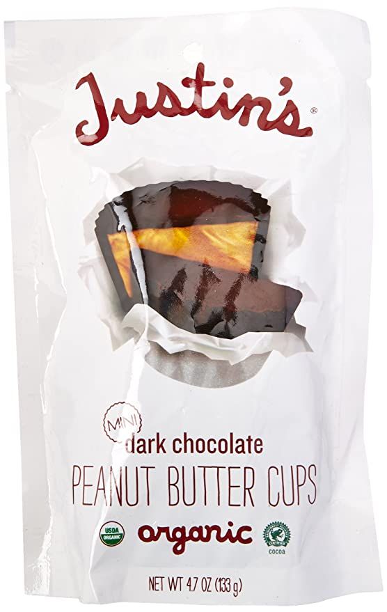 Justin's, Mini Dark Chocolate Peanut Butter Cups, 4.7 oz | Amazon (US)