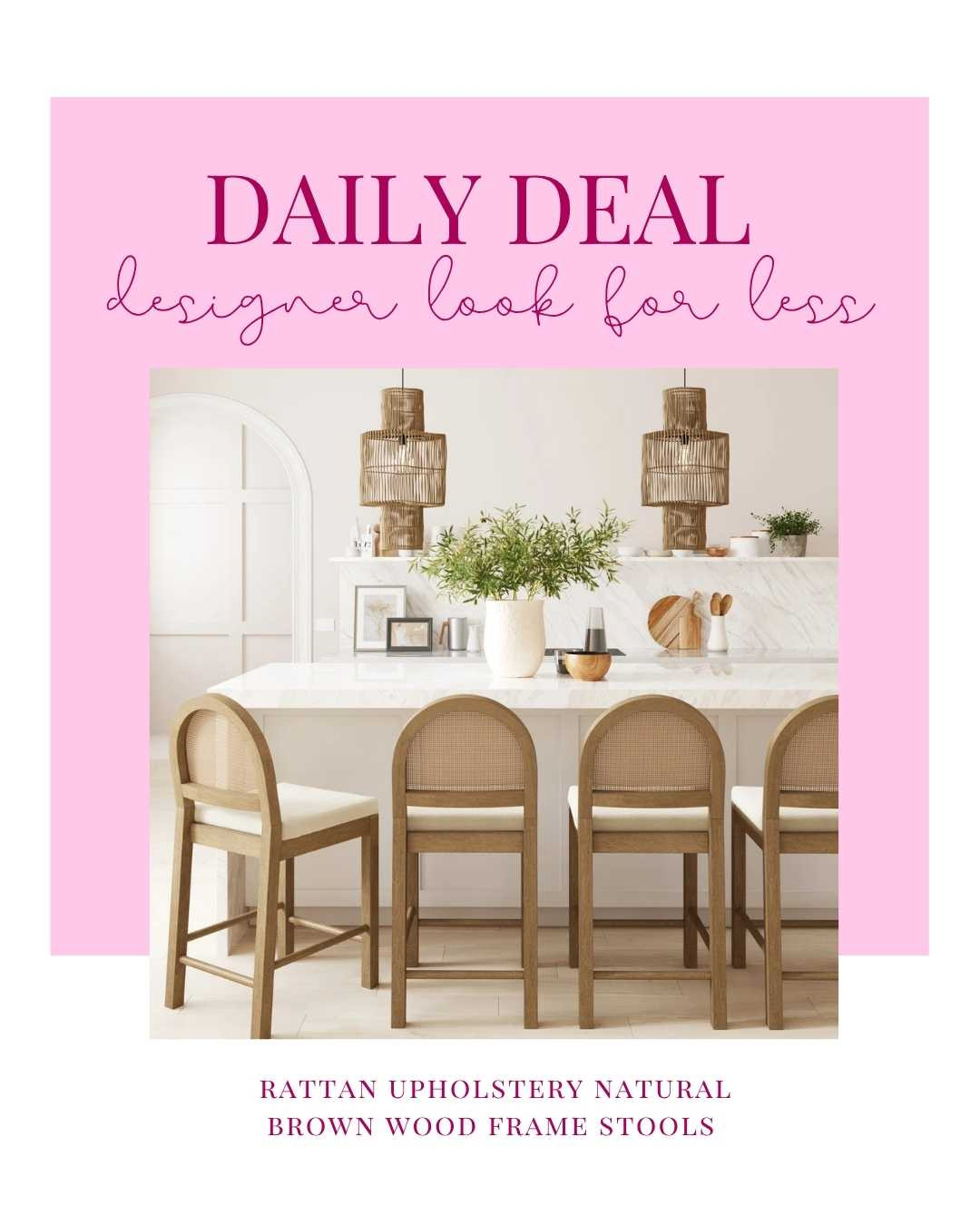 These rattan back counter height stools are next on my wishlist for home upgrades! I found SUCH good deals on sets of 2 and 4, all kinds of color options too! Such a good look for less, rounded up here. 

Kitchen favorites, barstools, rattan stools, high back chairs, tall chairs, kitchen stools

#LTKSaleAlert #LTKHome