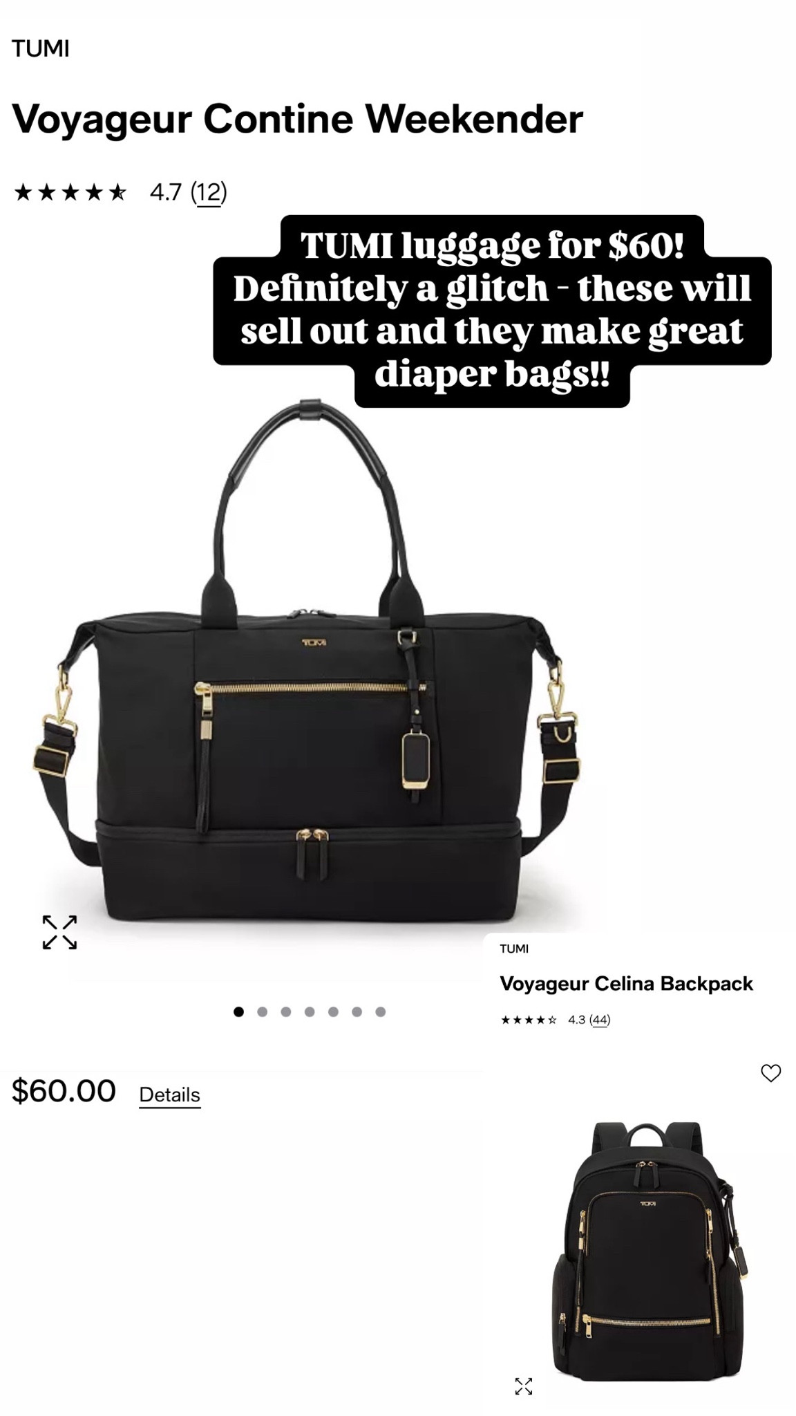 TUMI luggage sale 🧳 

#LTKSaleAlert #LTKTravel #LTKItBag