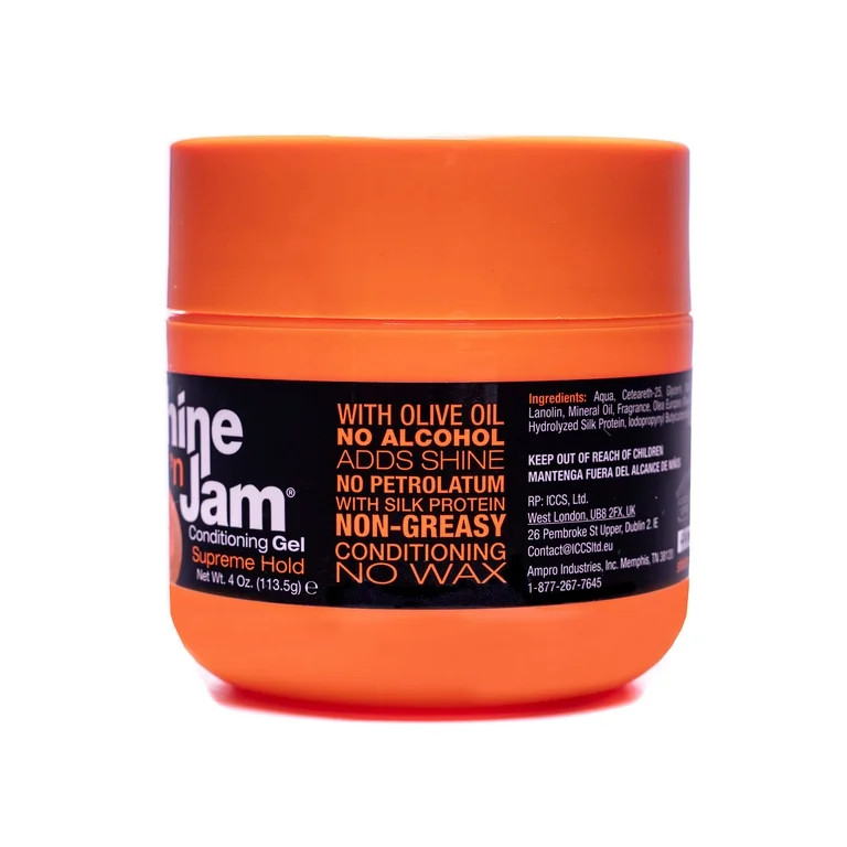 Shine 'n Jam Supreme Hold Conditioning Gel 4oz | Walmart (US)