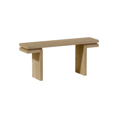 66" Extra Wide Real Wood Veneered Console Table, Minimalist Sofa Table Behind Couch For Entryway, Hallway, Living Room, Home Office | Wayfair North America