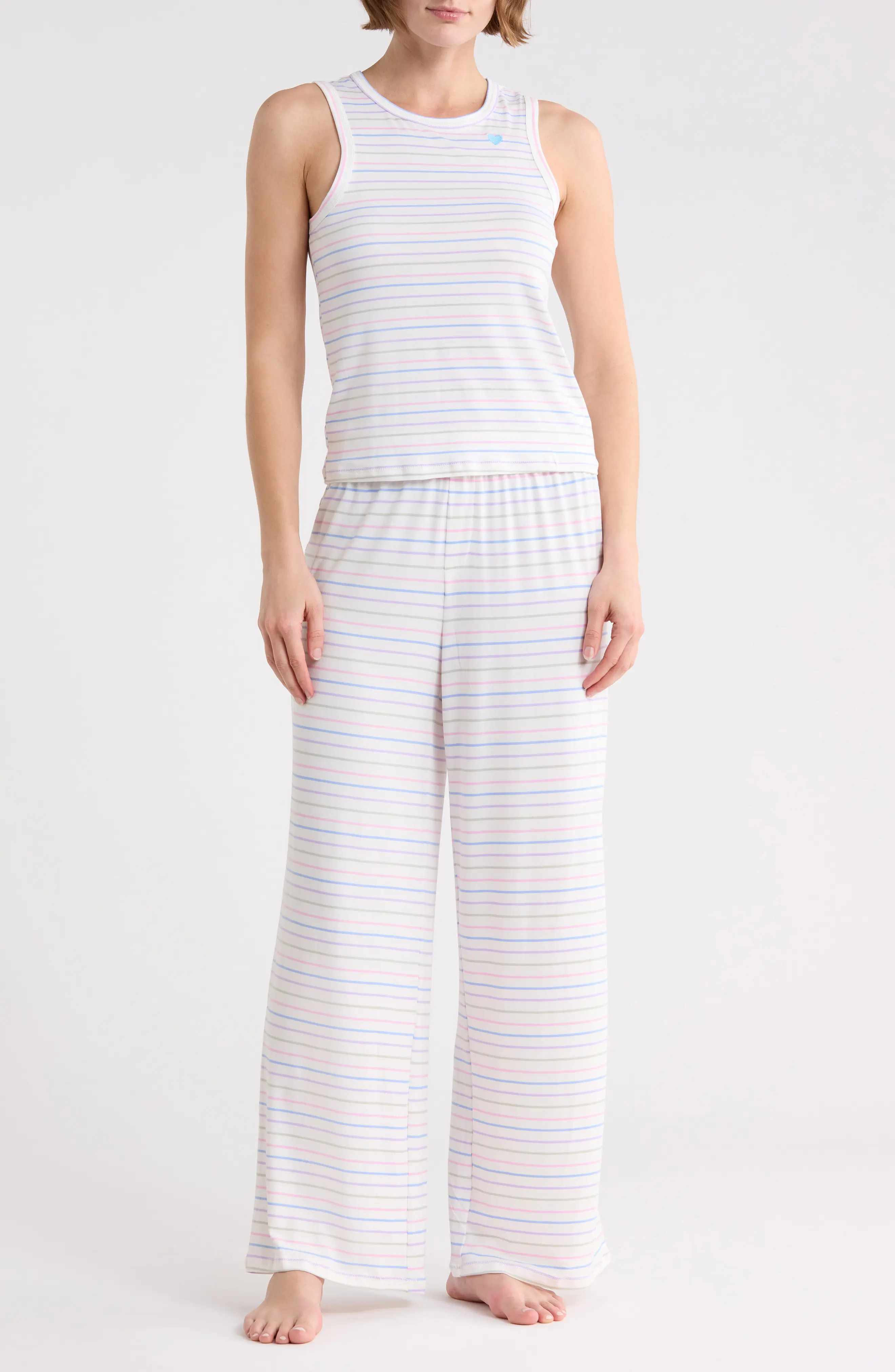 Stripe Long Pajamas (Women) | Nordstromrack | Nordstrom Rack