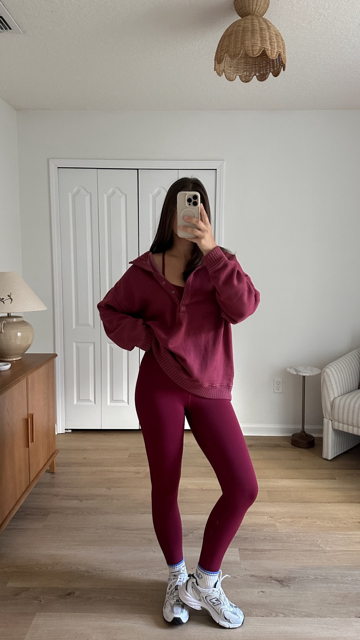 Set for today’s walk! Wearing xs leggings, medium sports bra, small sweatshirt. Love this shade of red!! 

#LTKActive #LTKSeasonal #LTKHoliday