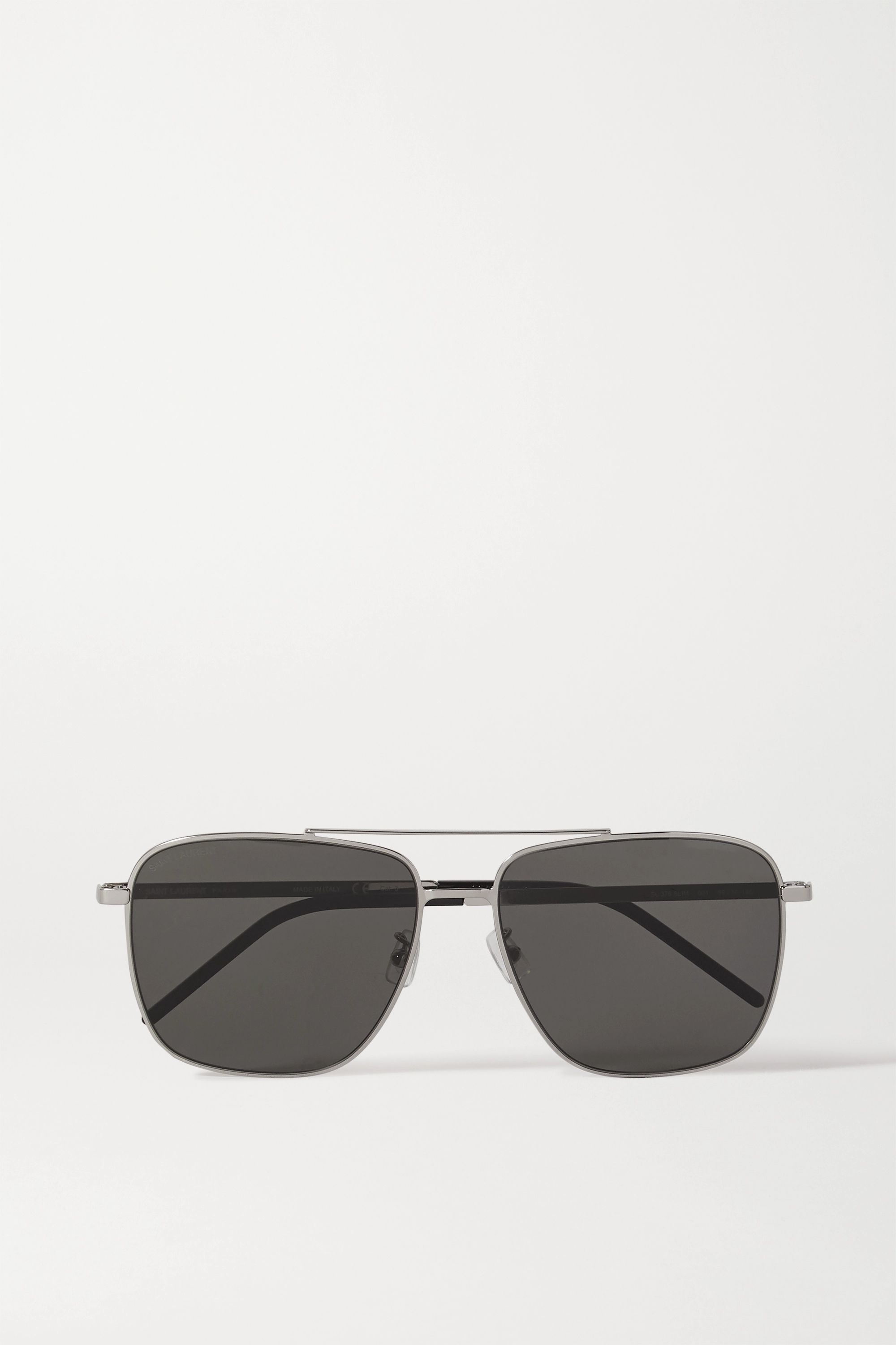 Aviator-style silver-tone sunglasses | NET-A-PORTER (US)