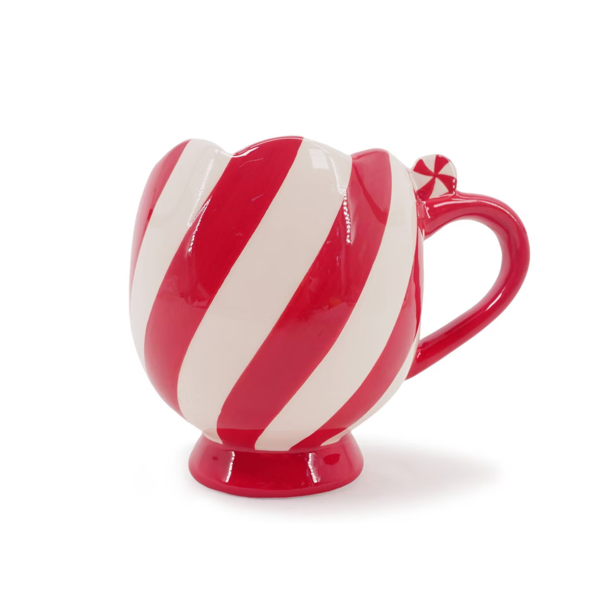 9 fl oz Novelty Ceramic Mugs Candy Cane - Bullseye's Playground™ | Target