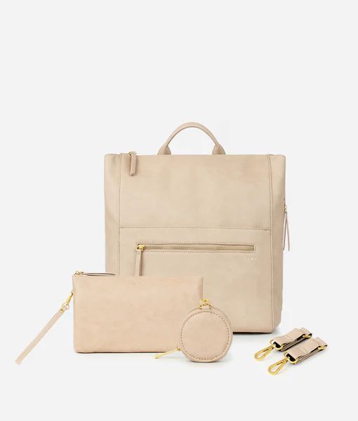The Fawn + Nordstrom Square Diaper Bag Bundle - Beige | Fawn Design