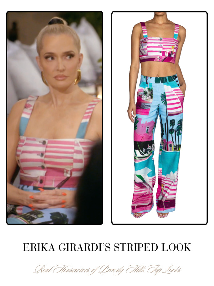 Erika Girardi's Striped Look in Italy is by Libertine // Shop Similar 

 