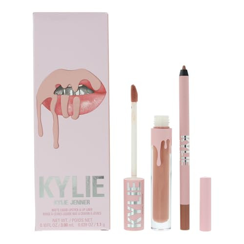 Matte Lip Kit - 700 Bare by Kylie Cosmetics for Women - 2 Pc 0.10oz Matte Liquid Lipstick, 0.03oz Lip Liner | Amazon (US)