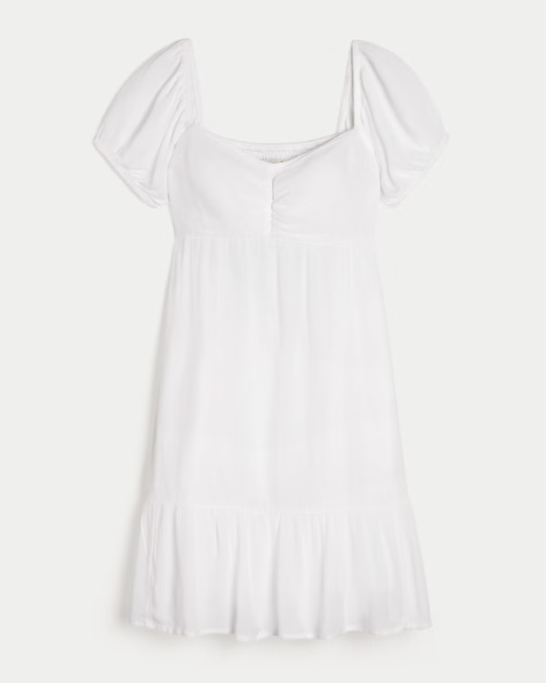 Open Back Babydoll Dress | Hollister (US)