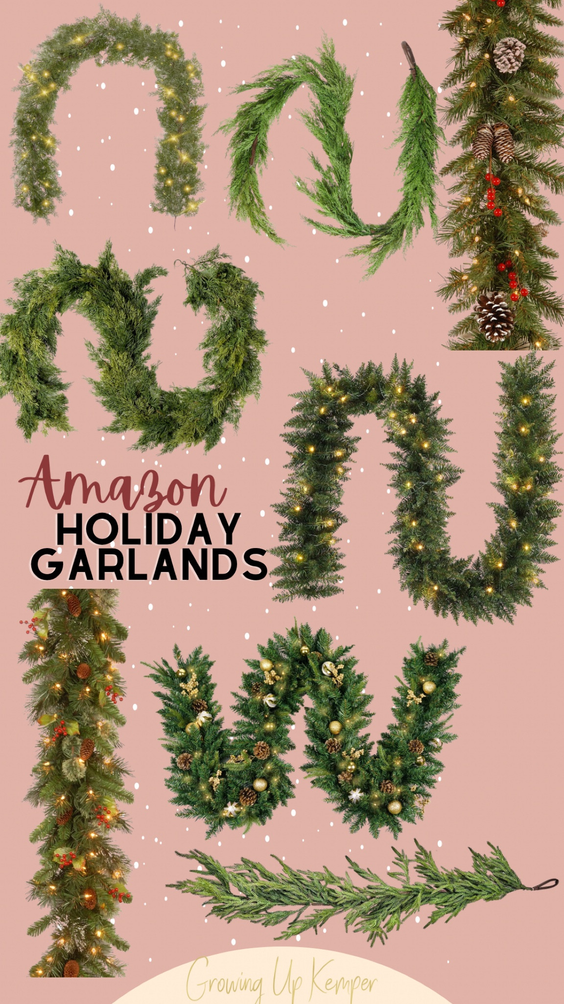 These garlands are all priced so well right now and fully in stock! 🙌🏻

#LTKSeasonal #LTKhome #LTKHoliday