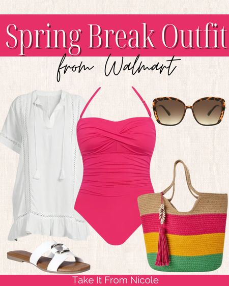 I’m starting to make plans for spring break and can’t wait to spend time at the beach! This swimsuit is super cute and right up my alley. #walmart partner @walmart

#LTKfindsunder50 #LTKover40 #LTKswim