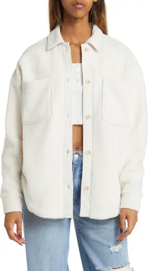 Thread & Supply High Pile Fleece Shacket | Nordstrom | Nordstrom
