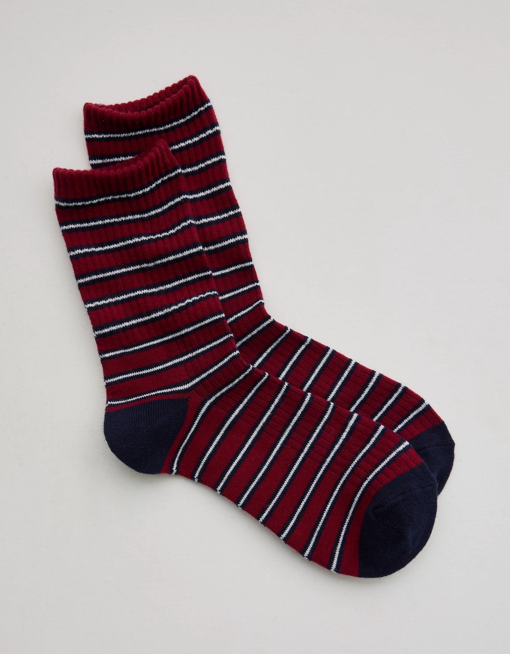 Aerie Ribbed Cotton Crew Socks | Aerie