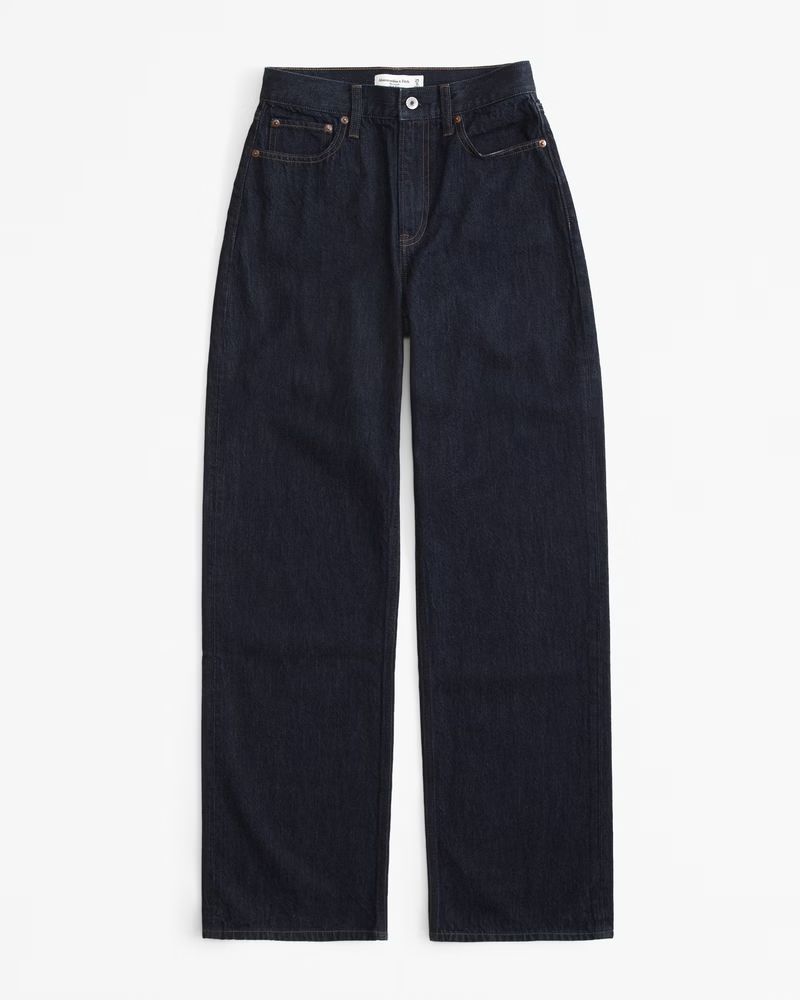 Women's High Rise Loose Jean | Women's Bottoms | Abercrombie.com | Abercrombie & Fitch (US)